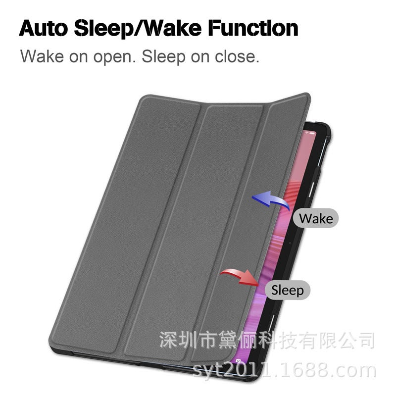 Suitable For Lenovo Tab 10.1 2025 Tb-311Fu Tablet Pc Leather Case Drop-Resistant Tri-Fold Protective Case - Image 3